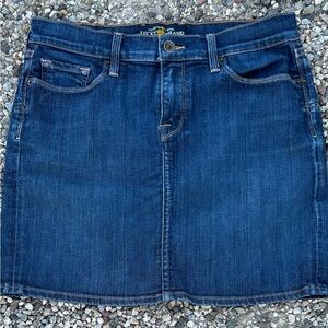 LUCKY BRAND Vintage Denim Mini Skirt Size Small